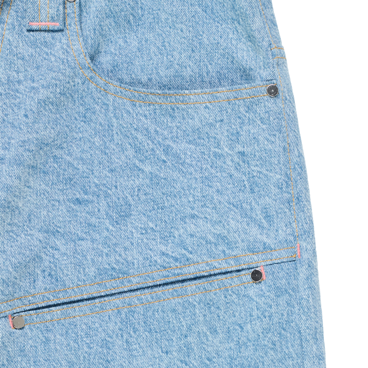 DENIM SHORT — BLANKET WASH — view 3