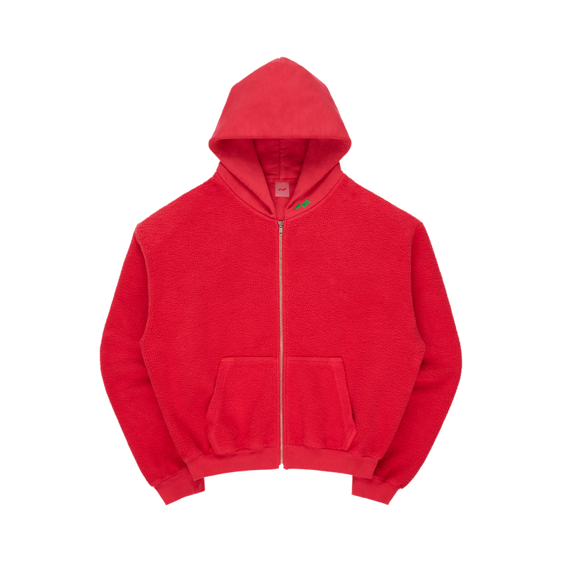 Red Zip Hoodie